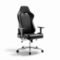Gaming stoel met hybride kunstleer zwart 50 x 60 x 120cm