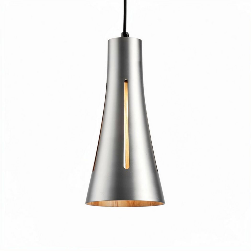 Hanglamp met houtsnede van zwart metaal en eikenhout 30 x 30 x 25cm